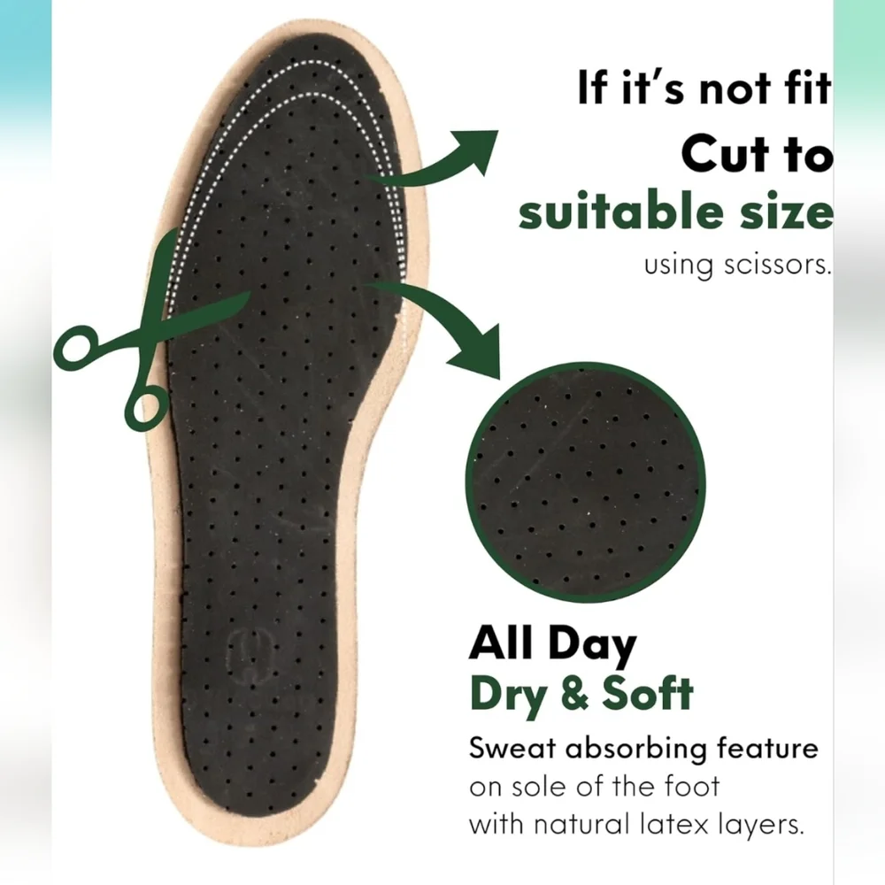 Genuine Leather Insoles